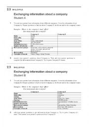 Sharing company information 