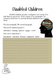 English Worksheet: Writing