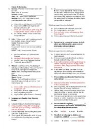 English Worksheet: TEOG Practice Test 1 [ units 4 and 5]
