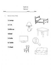 Parts of the house test