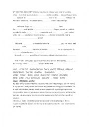 English Worksheet: my doctor