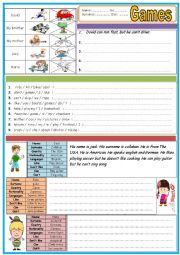 English Worksheet: Exercises for 5th grade TWO PAGES