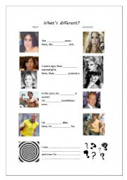 English Worksheet: Was / Were