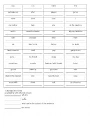 English Worksheet: talking about your weekend