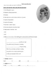 English Worksheet: Emily Davison at Epsom Derby