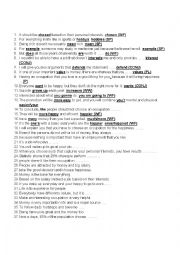 English Worksheet: Writing errors