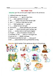 past simple tense worksheet