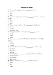 short quiz about modals