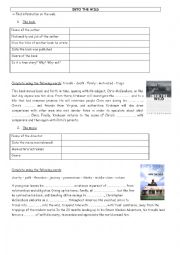 English Worksheet: Into the Wild