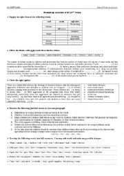 English Worksheet: Round-up session n01 (2nd Year)