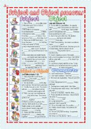 Subject and Object pronouns