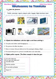 English Worksheet: Welcome to Tunisia