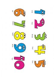 English Worksheet: Numbers 1...10