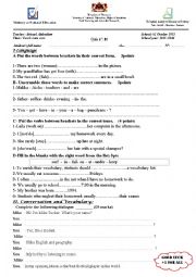 English Worksheet:  grammar for beginners