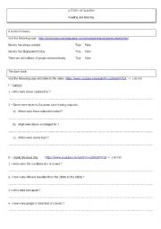 English Worksheet: Webquest slavery