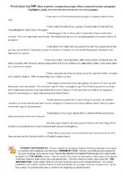 English Worksheet: stages in Lord of the Rings - the heros journey