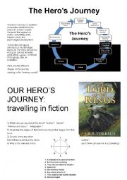 English Worksheet: the heros journey