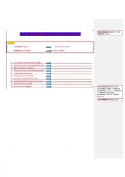English Worksheet: correct the mistakes and rewrite the present simple sentences