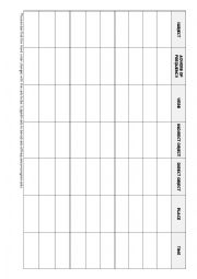 English Worksheet: Word order in affirmative sentences. Cut and paste