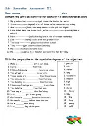 English Worksheet: ESL