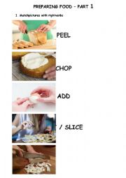 Preparing food - part 1