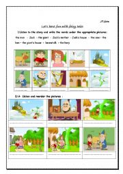 English Worksheet: jack and the beanstalk