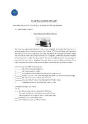 English Worksheet: test of english