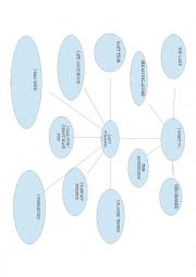 MIND MAP - LAST SUMMER HOLIDAYS