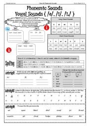 English Worksheet: Phonetics