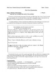 English Worksheet: kevin