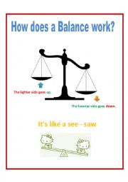 English Worksheet: Balance