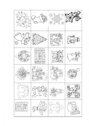 English Worksheet: DIY Create your Advent calendar