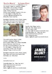 SONG Bonfire Hearts by James Blunt