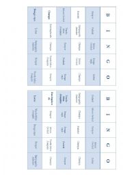 English Worksheet: ASEAN Flower Bingo