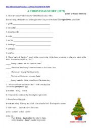 English Worksheet: A Christmas Story (1972)