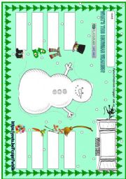 English Worksheet: The Snowman (Worksheet)