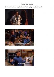 English Worksheet: Friends season 1 episode 6 