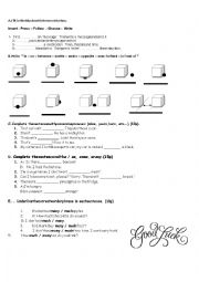 English Worksheet: Worksheet