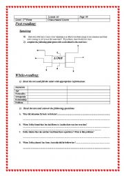 English Worksheet: criss cross lovers