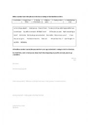 English Worksheet: Informal letters practice