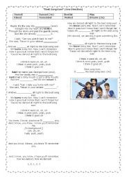 Simple Past Activity - Best Song Ever /One Direction