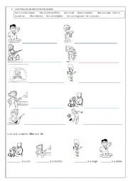 English Worksheet: Job