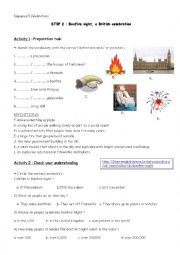 English Worksheet: Bonfire Night - a British celebration