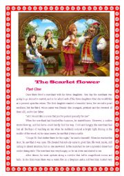 English Worksheet: The Scarlet Flower