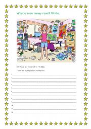 English Worksheet: There is There are