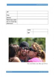 English Worksheet: Describing people in groups by elaborating profiles