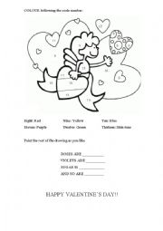 English Worksheet: San Valentines Day