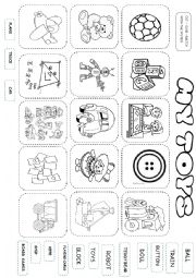 English Worksheet: MY TOYS