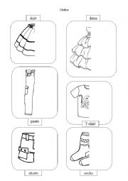 English Worksheet: Clothers