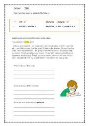 English Worksheet: Future